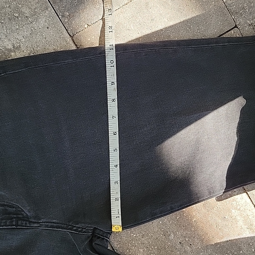 Pistola Alexa Black Flared Women's Jeans With Inside Split Hem Sz 29 - Picture 12 of 14